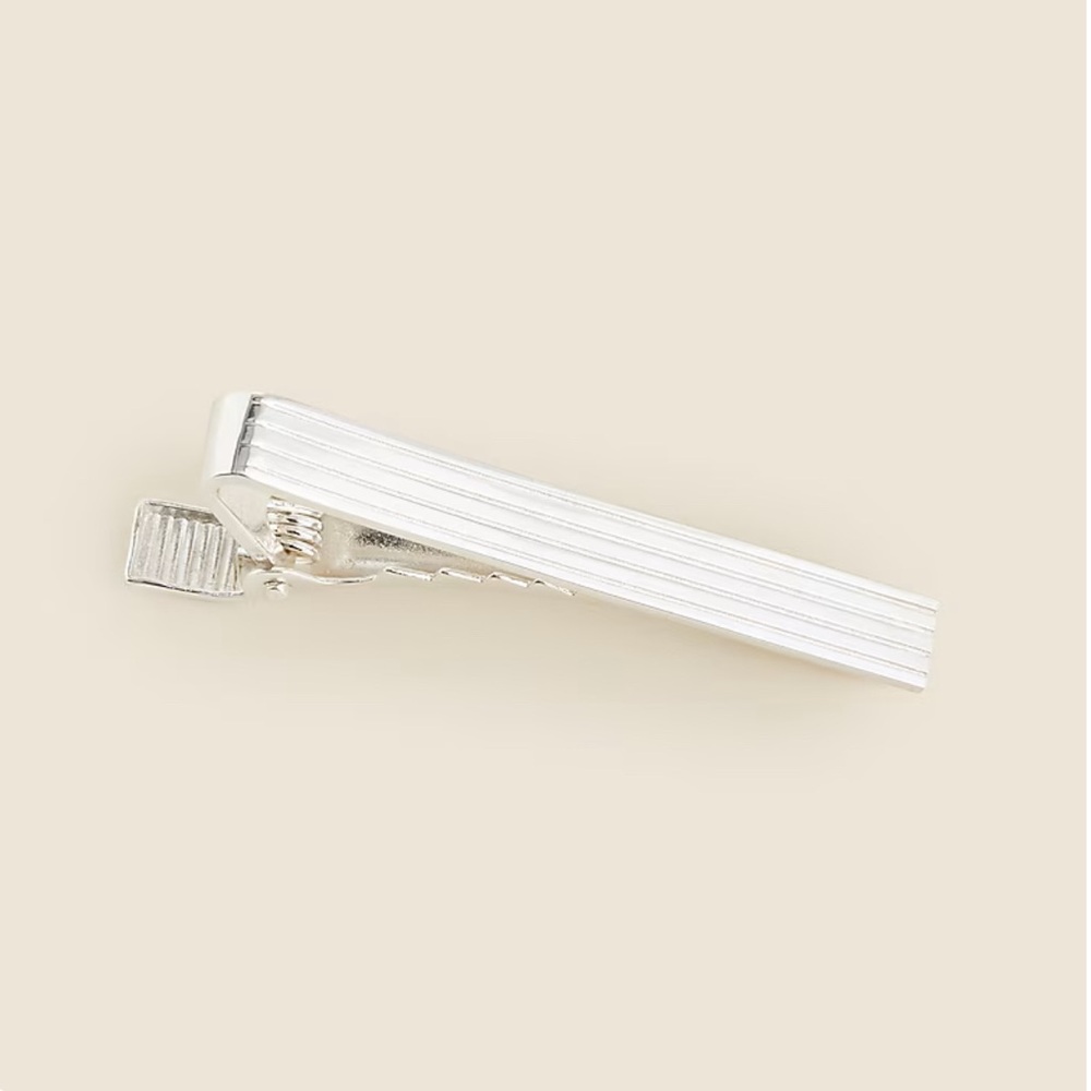 Jcrew Sterling silver spring-loaded tie bar
